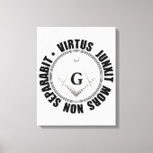 Masonic-symbool Canvas Afdruk (Voorkant)