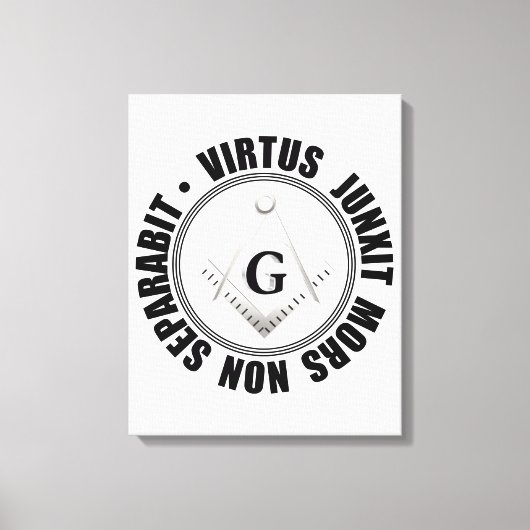 Masonic-symbool Canvas Afdruk (Voorkant)