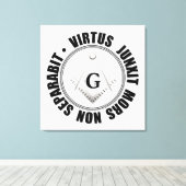 Masonic-symbool Canvas Afdruk (Insitu (Houten vloer))