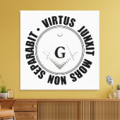 Masonic-symbool Canvas Afdruk (Insitu (Woonkamer))