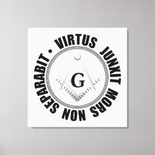 Masonic-symbool Canvas Afdruk