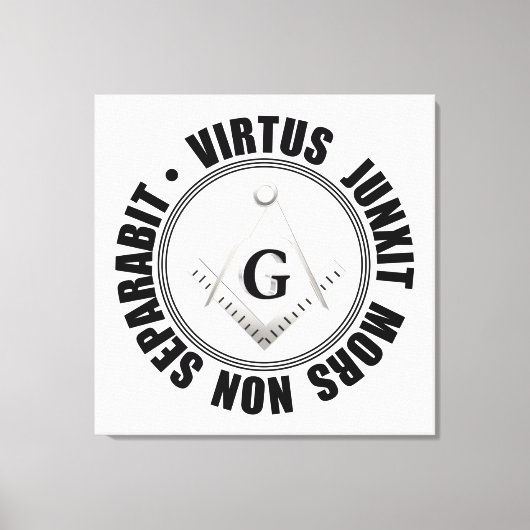 Masonic-symbool Canvas Afdruk (Voorkant)