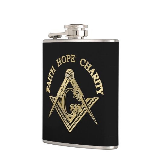 Masonic-symbool Heupfles (Links)