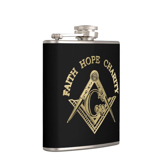 Masonic-symbool Heupfles (Rechts)