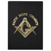 Masonic-symbool Klembord (Achterkant)