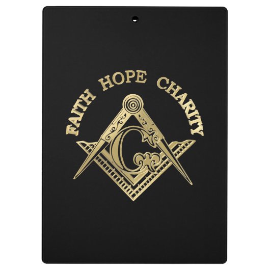 Masonic-symbool Klembord (Achterkant)