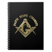 Masonic-symbool Notitieboek (Voorkant)