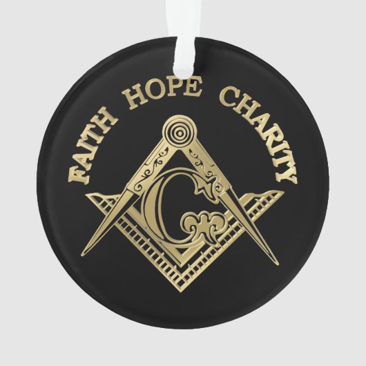 Masonic-symbool Ornament (achterkant)