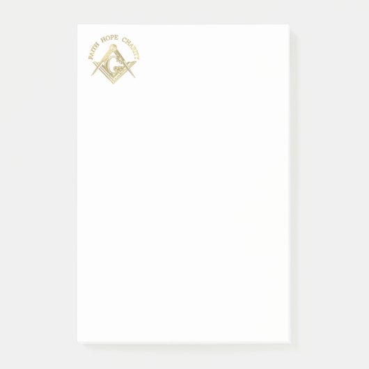 Masonic-symbool Post-it® Notes (Voorkant)