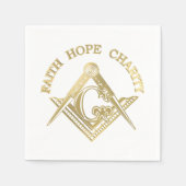 Masonic-symbool Servetten (Voorkant)