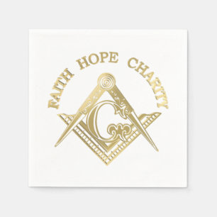 Masonic-symbool Servetten