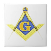 Masonic-symbool Tegeltje (Voorkant)