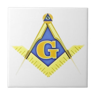 Masonic-symbool Tegeltje