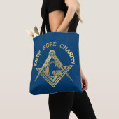Masonic-symbool Tote Bag (Dichtbij)