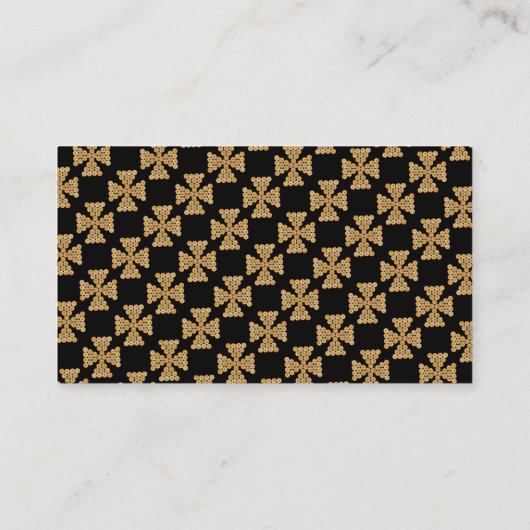 Masonic-symbool Visitekaartje (Achterkant)