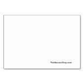 Masonic Table Kaart (Achterkant)