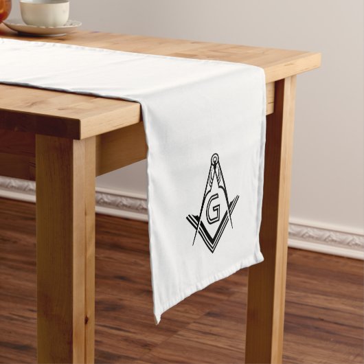 Masonic Table Runners | Vrijetijdsdecoratie Lange Tafelloper (Voorbeeld)