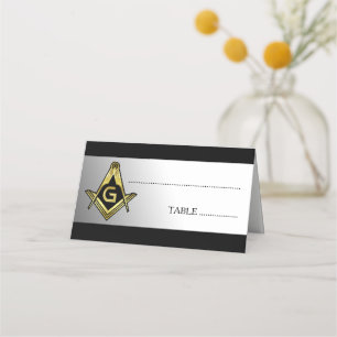 Masonic tafeldecoraties Freemason Place Cards Plaatskaartje