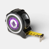Masonic Tape Measure Purple Rolmaat (Hoek)