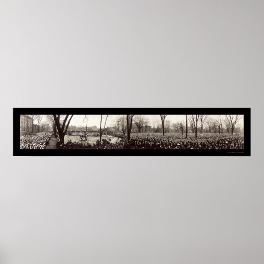 Masonic Temple Detroit Foto 1920 Poster (Voorkant)