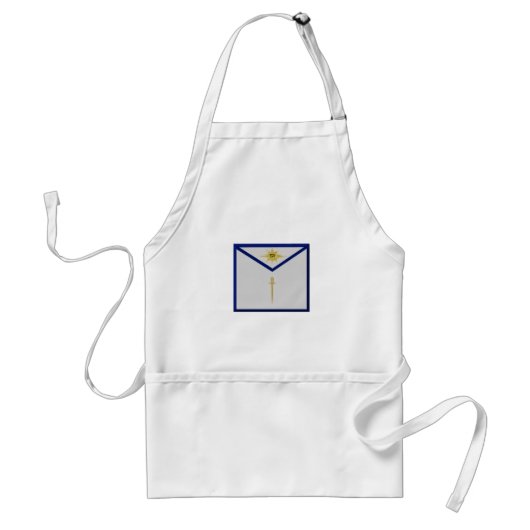 Masonic Tiler Apron Standaard Schort (Voorkant)