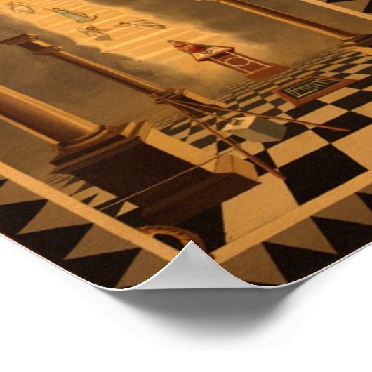 Masonic Tracing Board - Entertainment 2 Poster (Hoek)