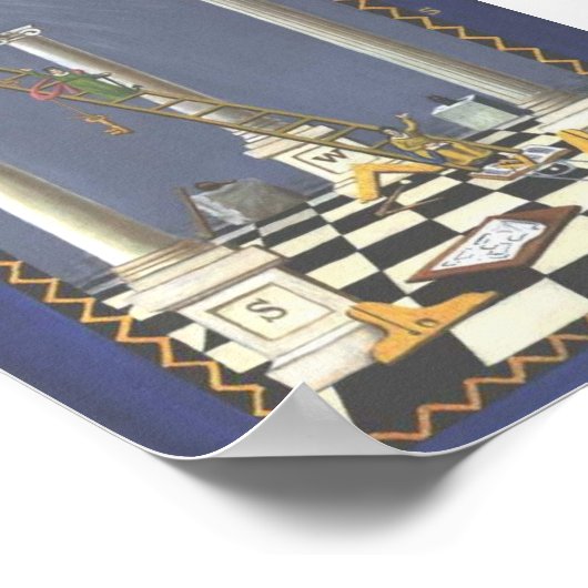 Masonic Tracing Board - Entertainment 3 Poster (Hoek)