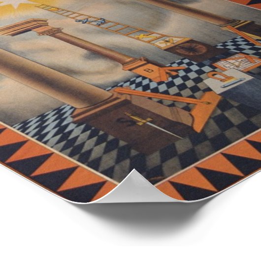 Masonic Tracing Board - Entertainment Apprentice Poster (Hoek)