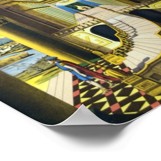 Masonic Tracing Board - Fellow Craft Poster (Hoek)