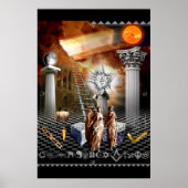 Masonic Tracing Board Poster (Voorkant)