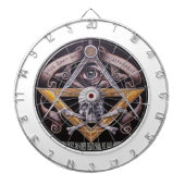 Masonic Virtue Dartbord (Voorkant)