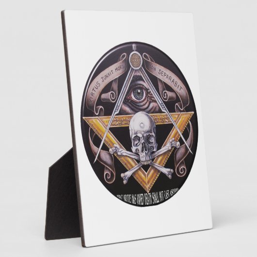 Masonic Virtue Fotoplaat (Zijkant)