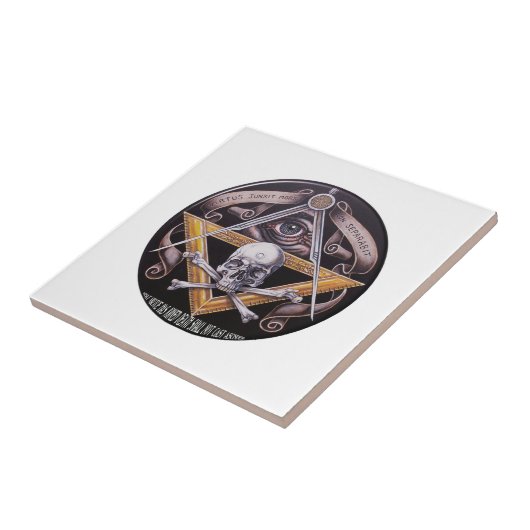 Masonic Virtue Tegeltje (Zijkant)