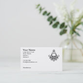 Masonic Visitekaartje 1 (Staand voorkant)