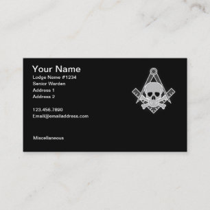 Masonic Visitekaartje 2