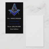 Masonic Visitekaartje 2 (Voorkant / Achterkant)
