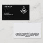 Masonic Visitekaartje 2 (Voorkant / Achterkant)