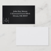 Masonic Visitekaartjes - Memento Mori (Voorkant / Achterkant)