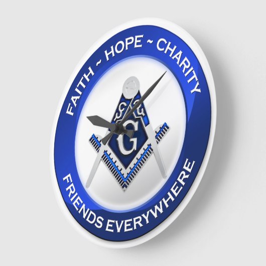 Masonic Wall Clock Grote Klok (Hoek)