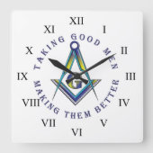 Masonic Wall klok (Voorkant)