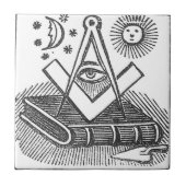Masonic Wall Tile Tegeltje (Voorkant)
