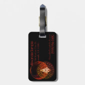 Masonic Warrior Bagagelabel (Achterkant verticaal)