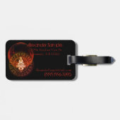 Masonic Warrior Bagagelabel (Achterkant horizontaal)