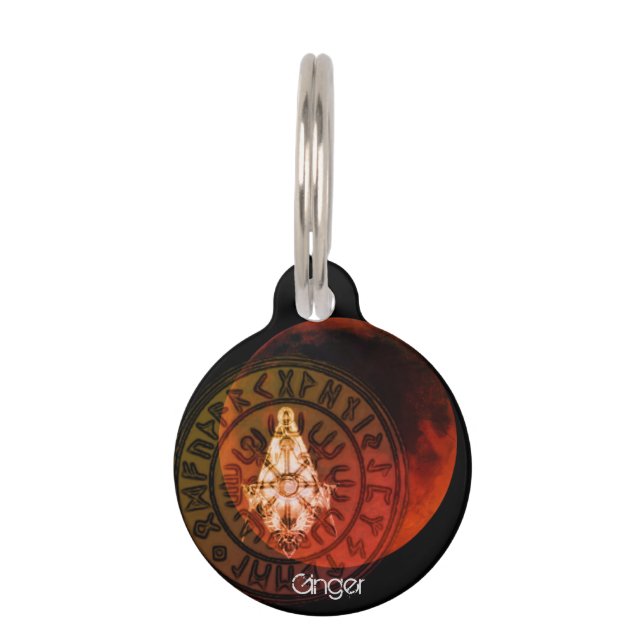 Masonic Warrior Huisdierpenning (Voorkant)