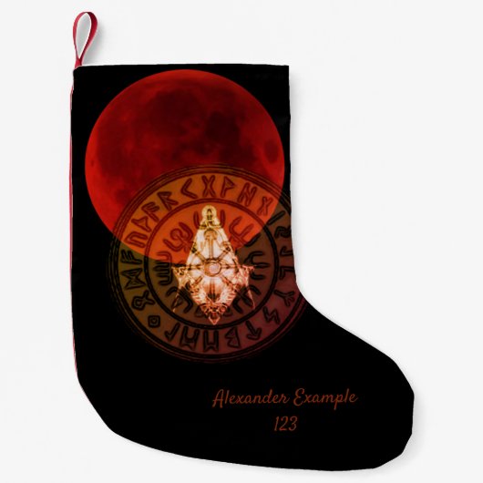 Masonic Warrior Kleine Kerstsok (Voorkant)