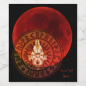 Masonic Warrior Wijn Etiket (Enkel label)