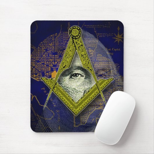 Masonic Washington Mousepad Muismat (Met muis)