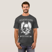 Masonic Widows Son Raise Masons Skull Fathers T-shirt (Voorkant volledig)