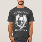 Masonic Widows Son Raise Masons Skull Fathers T-shirt (Voorkant)