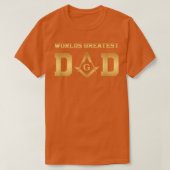Masonic World's grootste pap, Vaderdag cadeau voor T-shirt (Design voorkant)